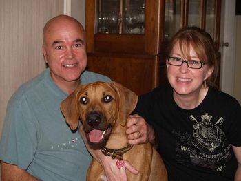 Here is Blue boy with his new family living in Sturart, FL his new name is Cooper.
