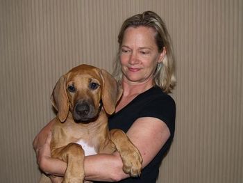 Green girl went to her new home 8-19-08 in Sarasota FL. Her family named her Ruby.
