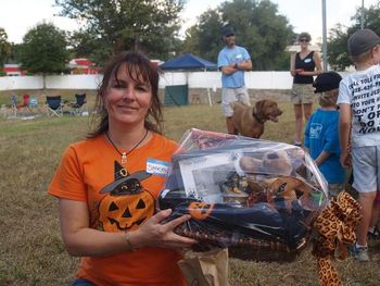 The basket I won from the basket raffle, Donated by Paula and Alan Alshouse. Thank you.
