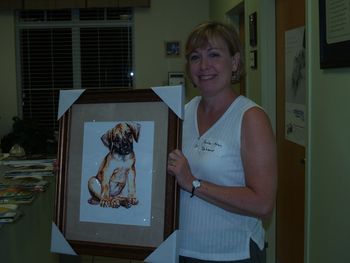 A gift from rescue for Paula
