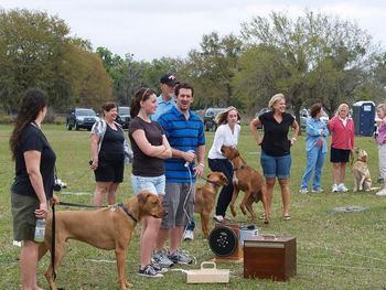 Taylor and Nathan running the lure course machine
