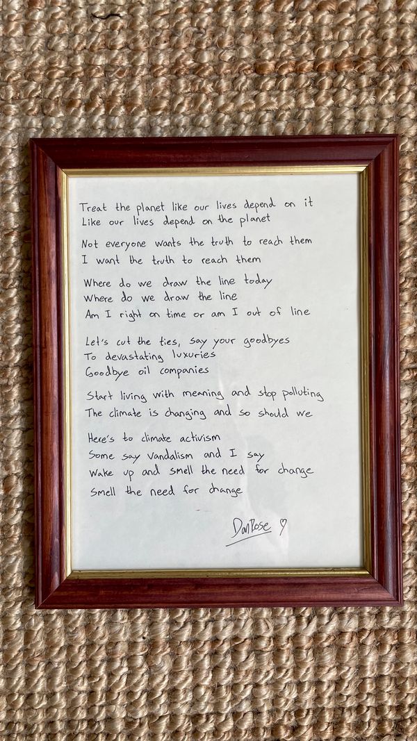 Framed song lyrics: Smell The Need For Change