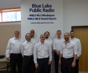 Starry Night Octet in the WBLV/WBLU Recording Studio
