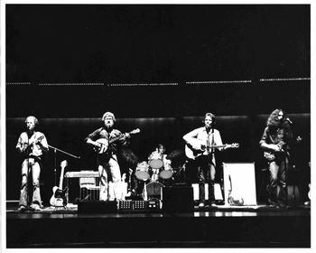 Bringing a little bluegrass to the Krannert Center's Great Hall.
