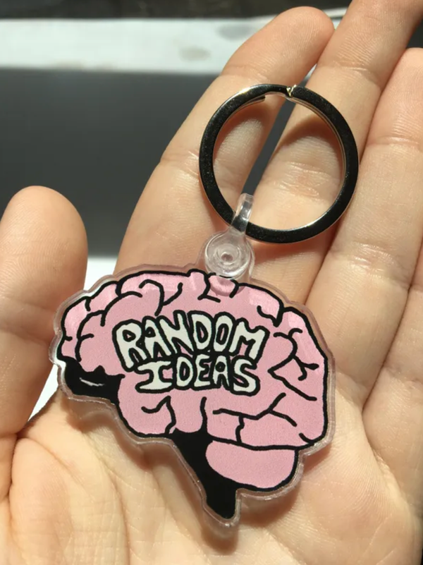 Brain Button/Pin - Random Ideas Band