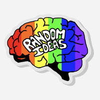 Limited Edition - Rainbow Brain Pride Pin