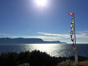 Amazing views at Lobster Cove Head Lighthouse. The flags were a code used to communicate between the lighthouse keeper and the ship captains. Today's flags read s-a-l-t-w-a-t-e-r
