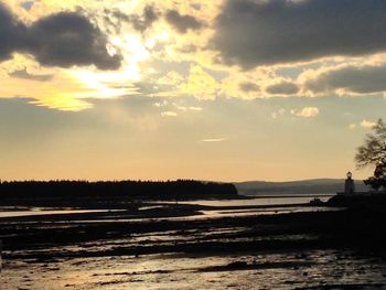 Sunset 'round the point', tide out, one more reason to love St. Andrews...
