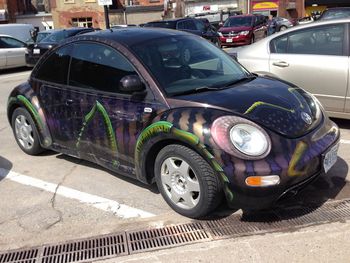 A bug painted like a bug!
