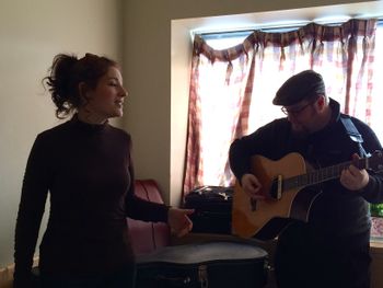 Singing for our friend at the Health Sciences hospital. St John's, NL.
