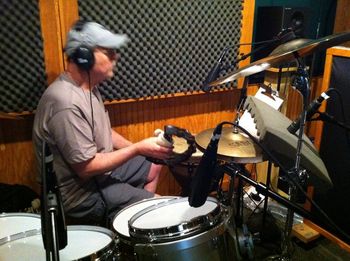 Steve Holland on drums and percussion.
