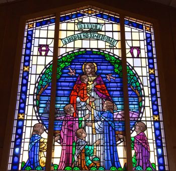 The main window in St. Mary's Church, Clarenville, NL.
