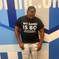 My Name Is Bo T-shirt - Black