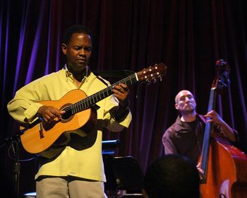 Scott and Earl Klugh. Jazz Alley, Seattle, 2007.
