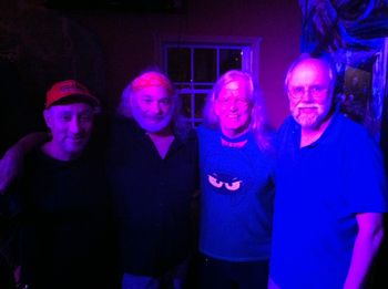 Scott, Mike 'Swami' Shulman, J.R. Hawkins, Richard Hurt @Hottie Hawgs, Atlanta. 8/29/2014
