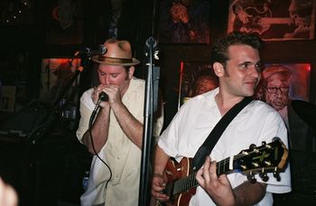 Bluesmasters Jon Liebman/harp and Sean Costello/gtr. Northside Tavern - Atlanta, 2007.
