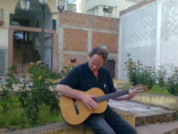 BB in Malaga, Spain courtyard
