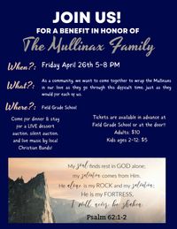Benefit in honor of the "Mullinax Family"