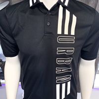 Urban Aviator Reflective Logo Black Polo