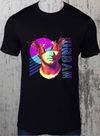 URBAN ART PINK FLORESCENT BLACK T-SHIRT 