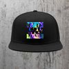 URBAN ART BLUE FLORESCENT SNAP BACK HAT