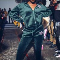 Urban Green Velour Women’s Sweatsuit