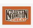 Kristin Hamilton & The Heat kiss cut sticker