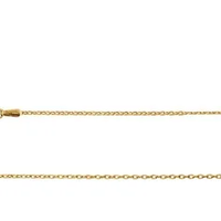 14k Gold Solid 1.5mm Cable Chain
