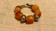 Amber Resin Stretch Bracelet