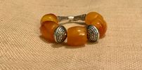 Amber Resin Stretch Bracelet