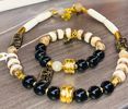 Luxury Grecian Gold Choker and Earring Set