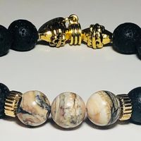 Prehistoric Mammoth Fossil Stretch Bracelet