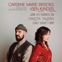 Caroline Marie Brooks & Ben Kunder Live at The Dakota
