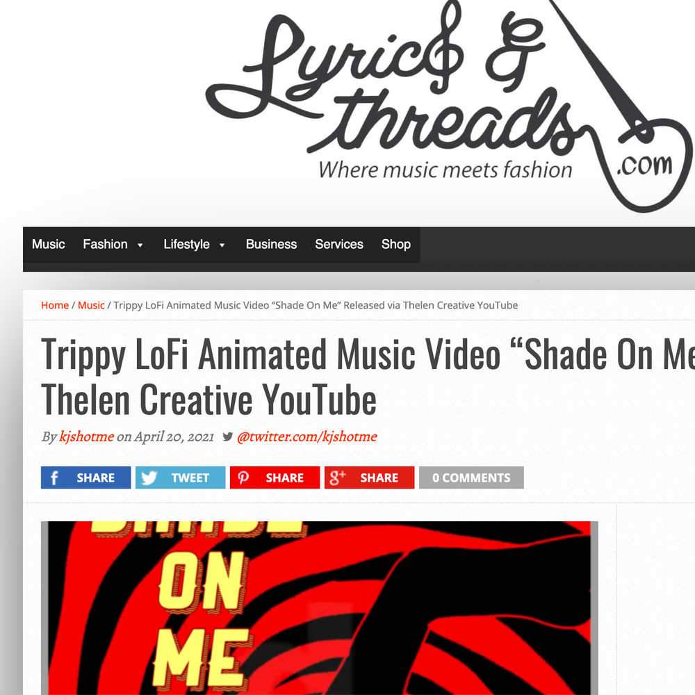 Thelen Creative George Thelen Music Video Shade On Me