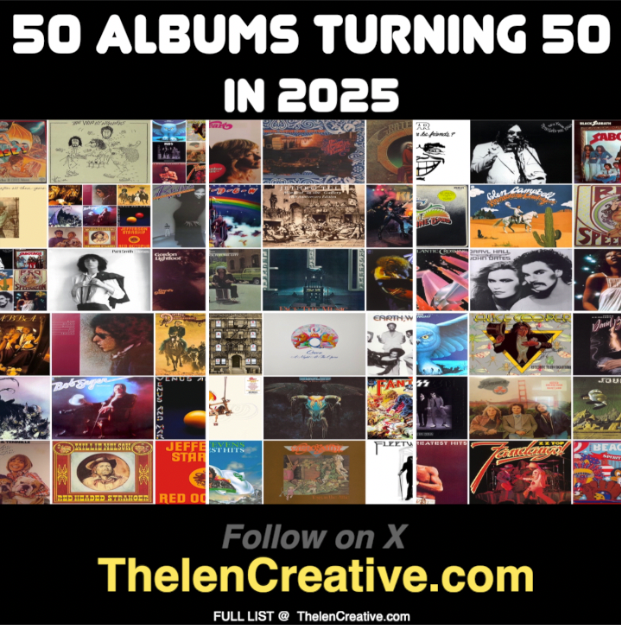 50 Albums Turning 50 in 2025 ⏳ Celebrating the Iconic Soundtrack of 1975!