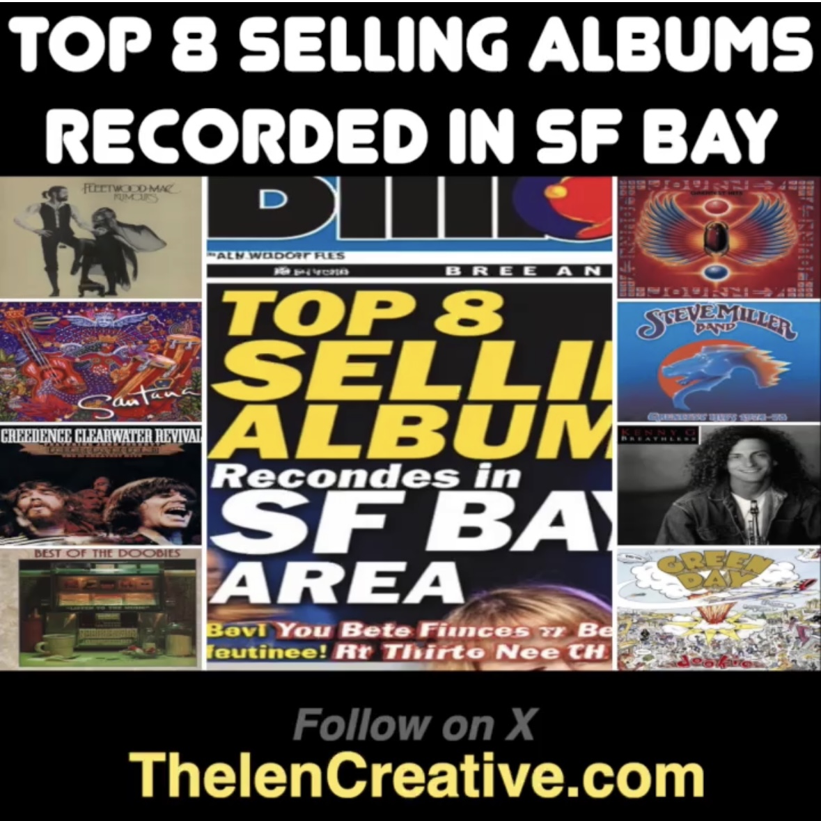 What Are The Top 🔝 Selling 💲 San Francisco Bay Area Albums All-Time
