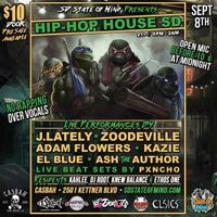 SD State of Mind J.Lately, Zoodeville, Adam Flowers, Kazie, El Blue, Ash the	Share Kahlee, DJ Root, Knew Balance, Ethos One
