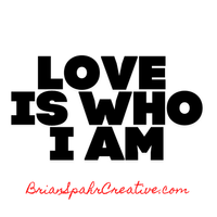 Love is Who I Am 2 x2 Square Sticker with Rounded Edges