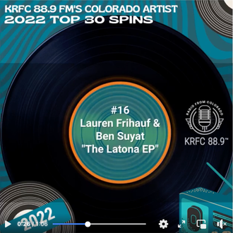 KRFC 88.9 FM, KRFC Top Spins, Lauren Frihauf, KRFC Colorado Artist