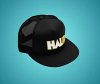 HALO "Angel Bear" Trucker Hat (BLACK|GOLD)