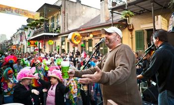 rocking bourbon street with jerry and hannah's reef
