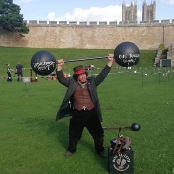 Big and strong at Lincoln Castle!
