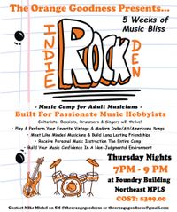 Indie Rock Den Music Camp For Adult Musicians!