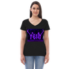 VeiN's Purple Women’s recycled V-neck t-shirt