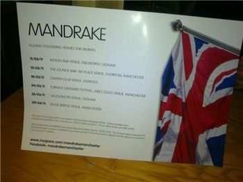 MANDRAKE GIGS
