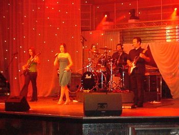 Resident band 4th Dimension, Hafan Y Mor, Wales, 2005
