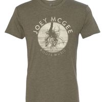 Joey McGee Roots Music Green Tee