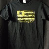 Black & Gold "Resistance Flag" t-shirt (unisex)