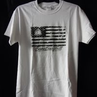 White & Black "Resistance flag" t-shirt (unisex)