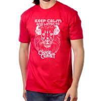 Red T-shirt "Keep Calm & Listen to Chase the Comet"
